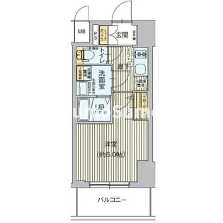 兵庫県神戸市中央区古湊通2丁目【マンション】の間取り