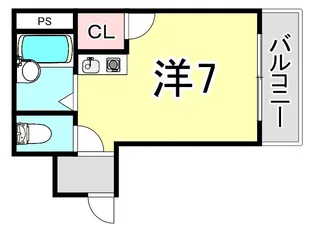 兵庫県西宮市社家町【マンション】の間取り
