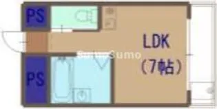 サンビレッジ塩屋【3階】の間取り