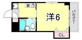 兵庫県神戸市東灘区魚崎中町1丁目【マンション】の間取り