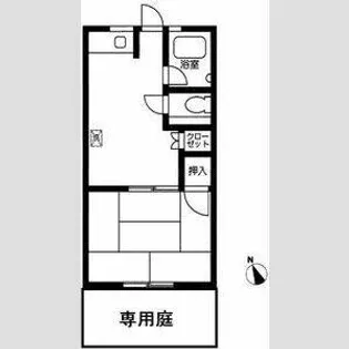 メゾン青葉【1階】の間取り