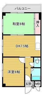 住吉マンション【2階】の間取り