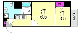 兵庫県西宮市戸田町【マンション】の間取り