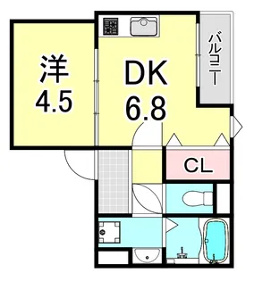 ユニコ【1階】の間取り