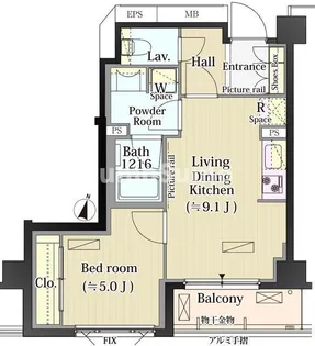 パークアクシス自由が丘テラス【3階】の間取り