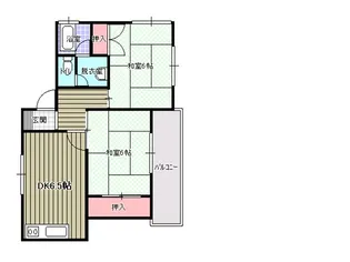 ハイツ宗田【4階】の間取り