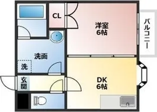 グレース一番館【2階】の間取り