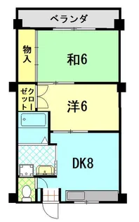 舞子坂ハイム【3階】の間取り