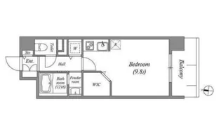 レジディア靱公園【3階】の間取り