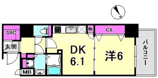 兵庫県神戸市兵庫区西出町2丁目【マンション】の間取り