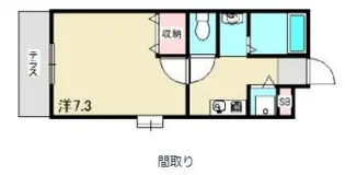 兵庫県神戸市長田区海運町7丁目【アパート】の間取り