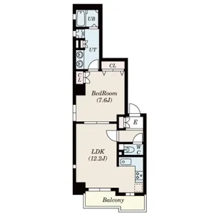 兵庫県神戸市中央区小野柄通3丁目【マンション】の間取り