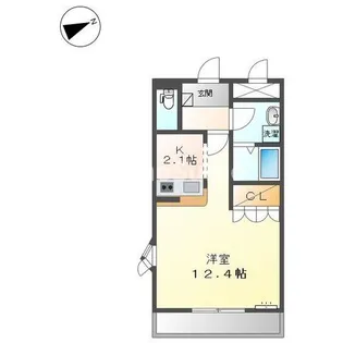アプローズ【2階】の間取り
