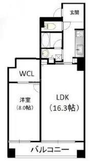ブラービ南船場【5階】の間取り