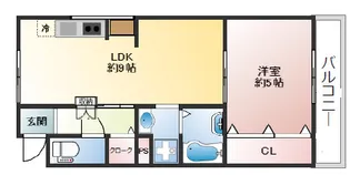 ラムール大久保【3階】の間取り