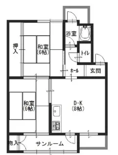 離宮ビル【3階】の間取り