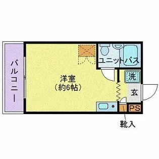 シルフィード用賀【2階】の間取り