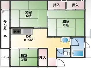 兵庫県神戸市長田区五位ノ池町2丁目【マンション】の間取り