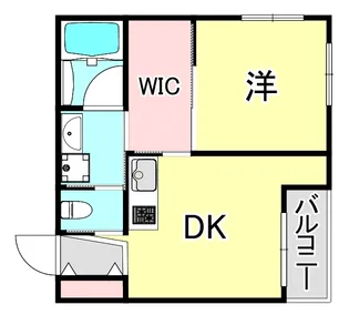 オーズハイツ新神戸【2階】の間取り