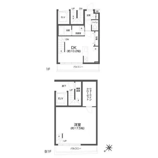 PASEO中目黒【1階】の間取り
