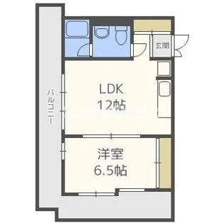 グラスホッパー【3階】の間取り