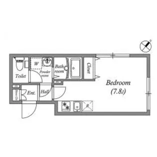東京都目黒区八雲1丁目【マンション】の間取り