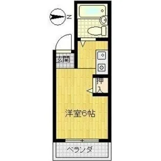 プレミール北堀江【5階】の間取り