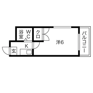 兵庫県神戸市中央区筒井町3丁目【マンション】の間取り