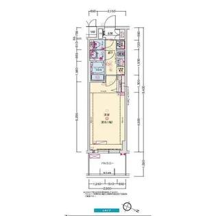 兵庫県神戸市兵庫区西多聞通2丁目【マンション】の間取り