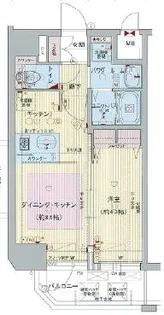 プレサンス心斎橋ルティア【12階】の間取り
