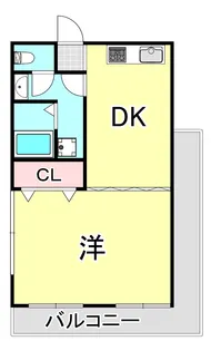 ホワイトヒル【4階】の間取り