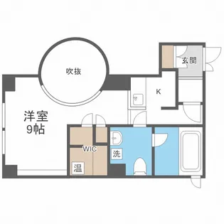 1Rの間取り画像