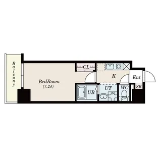 S-FORT桜川南【6階】の間取り