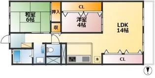 エクセル舞子【2階】の間取り
