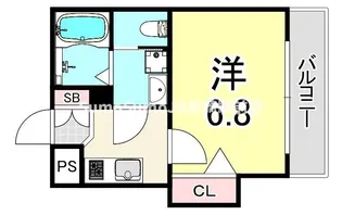兵庫県尼崎市神田北通6丁目【マンション】の間取り