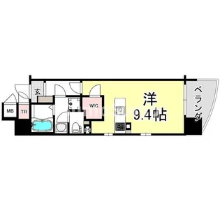 クラウンハイム本町EAST【10階】の間取り