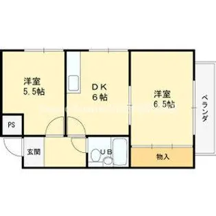 大阪府大阪市西淀川区大和田3丁目【マンション】の間取り