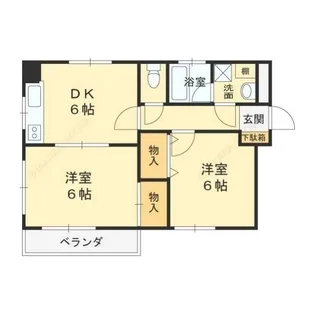 兵庫県西宮市泉町【アパート】の間取り
