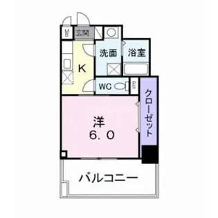 大一フロント【4階】の間取り