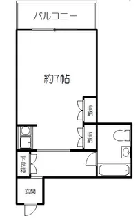 兵庫県尼崎市昭和南通4丁目【マンション】の間取り