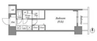 スプランディッド淀屋橋DUE【11階】の間取り