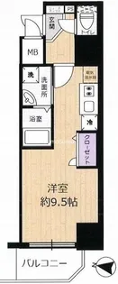 1Rの間取り画像