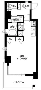 アーバネックス北浜【4階】の間取り
