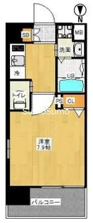リヴィアス難波ルノン【7階】の間取り