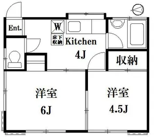クローバー【1階】の間取り