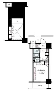 エステムコート難波ミューステージ【10階】の間取り