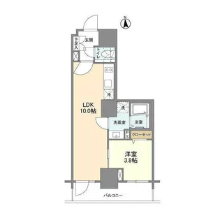 エムレジデンス渋谷神泉【2階】の間取り