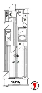 Feel A 渋谷【8階】の間取り