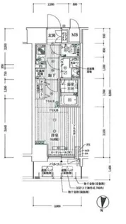 1Kの間取り画像