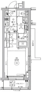 ヴィスタガーデン自由が丘【3階】の間取り